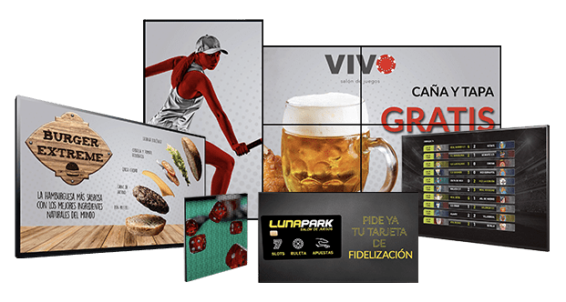 Bodegón Pantallas Digital Signage