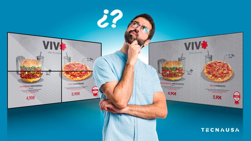 Pantalla Led o Pantalla de gran formato LCD